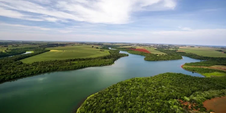 Reservatório da Itaipu. Foto: Alexandre Marchetti/Itaipu Binacional