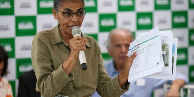 A ministra Marina Silva durante o evento de inauguração da Casa de Governo em Boa Vista. Foto: MMA