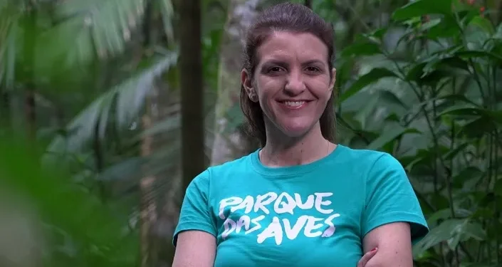 Paloma Bosso, diretora técnica do Parque das Aves