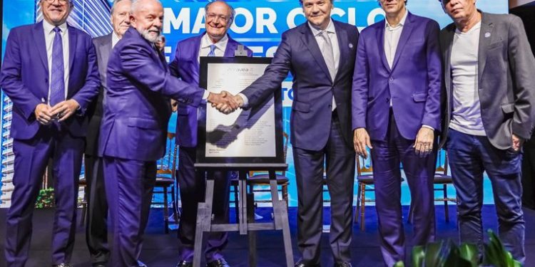 Presidente Lula durante a cerimônia de inauguração da nova sede da Anfavea em São Paulo - Foto: Ricardo Stuckert/PR