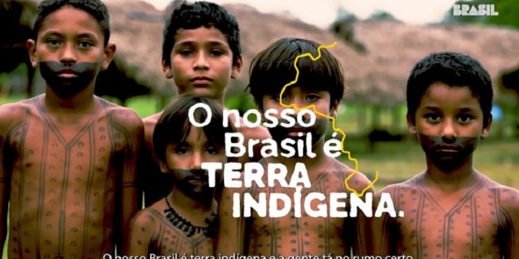 Frame de vídeo da campanha "Brasil Terra Indígena" - Foto: Secom