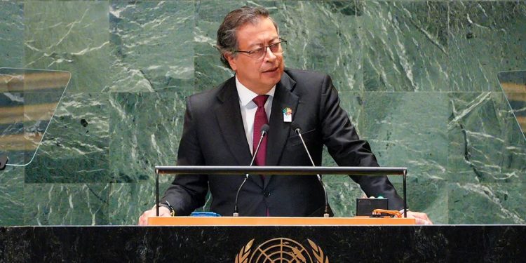 Presidência Colômbia
Presidente da Colômbia, Gustavo Petro, em discurso na 79ª Assembleia Geral da ONU