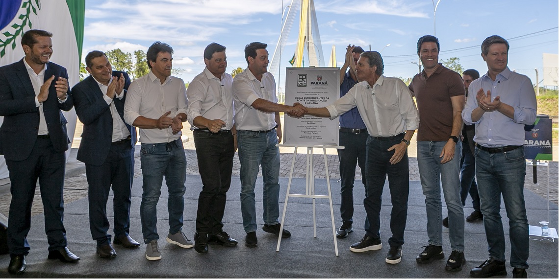 El gobernador Ratinho Junior inspecciona la Carretera Perimetral Este y afirma que el tramo está abierto al tránsito.